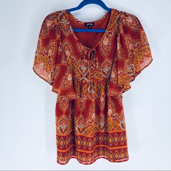 Apt. 9 Tops - Apt 9 bohemian style top